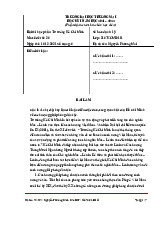 Bài Thi Tư Tưởng Hồ Chí Minh - Mã Đề Thi 26 | Trường Đại học Thương Mại