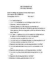 BỘ 201 CÂU HỎI ÔN TẬP MÔN LUẬT HÌNH SỰ 1