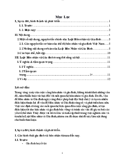Tìm hiểu về Luật Hôn nhân và Gia Đình - Pháp luật đại cương | Trường Đại học Giao thông Vận Tải
