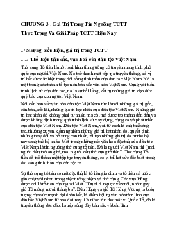 Giáo trình "chương 3: Giá trị tín ngưỡng trong văn hóa thờ cúng tổ tiên"