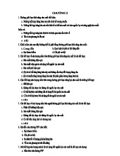 Đề cương môn kinh tế vi mô chương 2  -Trường Đại học Tài nguyên và môi trường Hà Nội