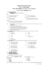 Đề kiểm tra giữa kỳ tiếng anh 2 | Đại học Tây Đô