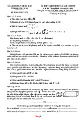 Đề Thi Tuyển Sinh 10 Toán Chung Sở GD Quảng Ninh 2025-2026 Có Lời Giải