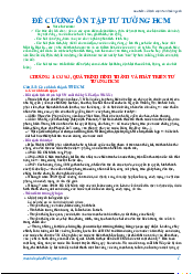 Đề cương ôn tập Tư tưởng Hồ Chí Minh | Trường Đại học Công nghệ, Đại học Quốc gia Hà Nội