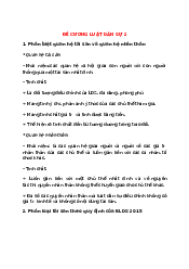 Đề cương Luật Dân sự 2 - Luật Dân Sự | Trường Đại học Luật, Đại học Quốc gia Hà Nội