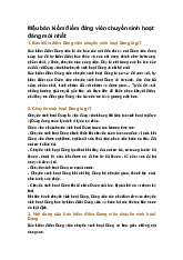 Mẫu bản kiểm điểm đảng viên chuyển sinh hoạt đảng mới nhất