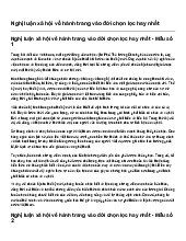 Nghị luận xã hội về hành trang vào đời chọn lọc hay nhất | Ngữ văn 9