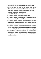 Nội Dung Ôn Tập Học Phần Tư Tưởng Hồ Chí Minh | Đại học Nội Vụ Hà Nội