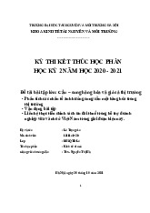 Đề tài bài tập lớn: Cầu – cung hàng hóa và giá cả thị trường- g môn quản trị kinh doanh -Trường Đại học Tài nguyên và môi trường Hà Nội