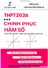 Sách bài tập Chinh phục hàm số THPT 2026 môn Toán