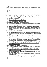 Ngân hàng câu hỏi trắc nghiệm Môn Sự kiện truyền thông | Trường Đại học Tài chính - Marketing