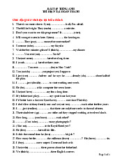 Bài tập Tiếng Anh thì Hiện tại hoàn thành |  Đại Học Sư phạm Kỹ thuật Hưng yên