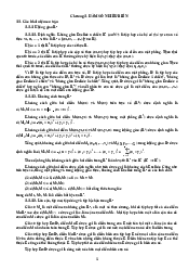 Lý thuyết và bài tập Chương 1 - Giải tích 2 | Trường Đại học Công nghệ, Đại học Quốc gia Hà Nội