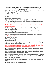 Câu hỏi ôn thi trắc nghiệm Pháp luật đại cương | Đại học Bách Khoa Hà Nội