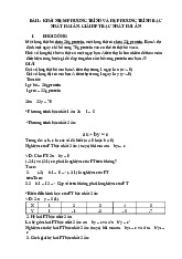 Bài kiểm tra Khái niệm phương trình và hệ phương trình bậc nhất hai ẩn môn Toán rời rạc | Trường Đại học sư phạm Hà Nội
