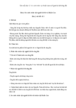 So sánh nhân vật Huấn Cao và Người lái đò Sông Đà | Văn mẫu lớp 12