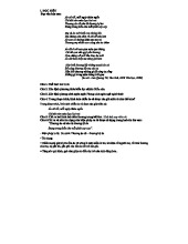 ĐỀ 2 - PHÂN TÍCH THƠ "ÁO CŨ" - TÀI LIỆU HỌC TẬP