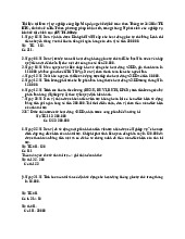 Bài tập ôn tập Kế toán tài chính theo Thông tư GTGT tháng N môn Kế toán | Trường Đại học Bách Khoa Hà Nội