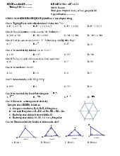 Đề thi giữa học kỳ 1 môn Toán lớp 6 năm học 2024 - 2025 - Đề số 4  | Bộ sách Chân trời sáng tạo