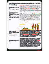 Lesson 18 - Challenge 1 - Understanding Tribal Tourism's Impact