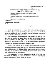 Đề cương ôn tập thi kết thúc môn Bản đồ địa chính - Bản đồ đại cương |  Trường Đại học Khoa học tự nhiên, Đại học Quốc gia Hà Nội