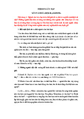 Đề cương môn Đại cương văn hóa - Trường Đại học lao động -  xã hội.