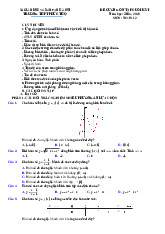 Đề cương cuối kỳ 1 Toán 12 năm 2024 – 2025 trường THPT Phúc Thọ – Hà Nội
