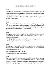 Câu hỏi lý bài tập chương 3 môn tài chính tiền tệ | Học viện Nông nghiệp Việt Nam