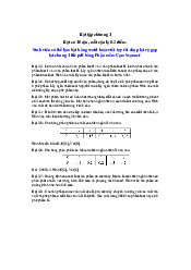 Bài tập cơ bản chương 1 Xác suất thống kê | Trường Đại học Mở Thành phố Hồ Chí Minh