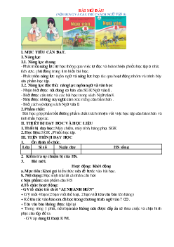 Giáo án Ngữ văn 8 Cánh diều bài Mở đầu