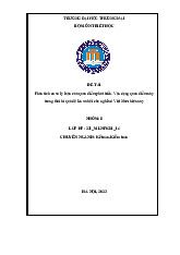 Phân Tích Quan Điểm Phát Triển Trong Thời Kỳ Quá Độ | Bài thảo luận triết học Mác Lênin