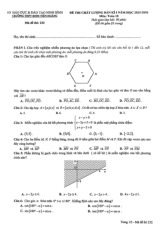 Đề thi bán kì 1 Toán 10 năm 2025 – 2026 trường THPT Đinh Tiên Hoàng – Ninh Bình