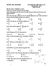 Đề thi giữa học kỳ 2 môn Toán lớp 6 năm học 2024-2025 cho cả 3 bộ sách Kết nối tri thức, Cánh diều, Chân trời sáng tạo