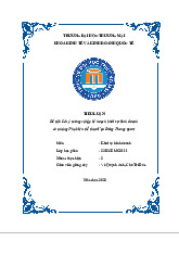 Khởi sự kinh doanh cửa hàng phụ kiện thể thao | Tiểu luận khởi sự kinh doanh