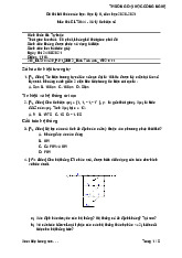 Đề thi Xử lý tín hiệu số đề số 1 kỳ 2 năm học 2020-2021 | Trường Đại học Công nghệ, Đại học Quốc gia Hà Nội