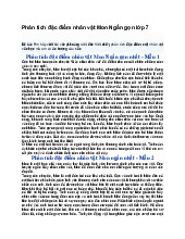 Phân tích đặc điểm nhân vật Mon Ngắn gọn lớp 7 - Ngữ văn 7