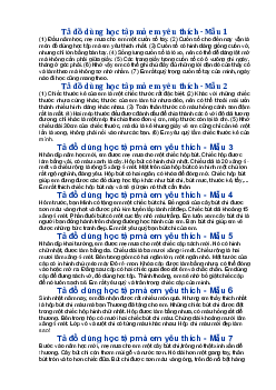 Viết đoạn văn tả một đồ dùng học tập mà em thích - Tập làm văn lớp 3 Chân trời sáng tạo
