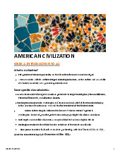Key Themes & Historical Overview | Môn American Civilization - Trường Đại học Quốc tế, Đại học Quốc gia Thành phố Hồ Chí Minh