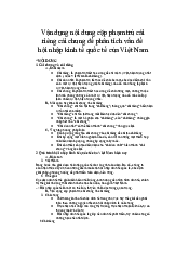 Vận dụng nội dung cặp phạm trù cái riêng cái chung để phân tích vấn đề hội nhập kinh tế quốc tế của Việt Nam | Triết học Mac-Lenin | Đại học Bách Khoa Hà Nội