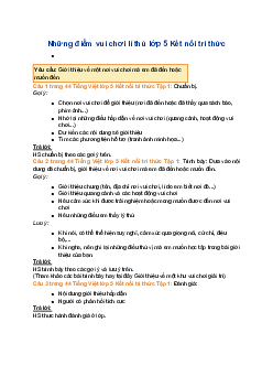 Giải SGK Tiếng Việt 5 trang 44 Bài 8: Những điểm vui chơi lí thú - Kết nối tri thức (Tập 1)