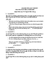 TOP 25 câu hỏi lý thuyết ôn tập học phần Kỹ thuật thủy khí | Trường Đại học Phenikaa
