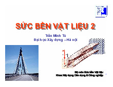 Bài giảng sức bền vật liệu 2 | Trường Đại học Kiến trúc TP.HCM