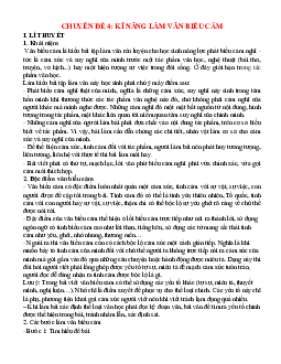 Chuyên đề Kĩ năng làm văn biểu cảm bồi dưỡng HSG Ngữ văn 7