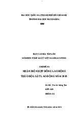 Nhận diện hợp đồng lao động - Pháp luật đại cương | Trường Đại học Bách khoa Thành phố Hồ Chí Minh