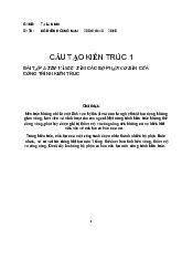 Đề cương môn Cấu tạo kiến trúc - trường đại học Kiến trúc.