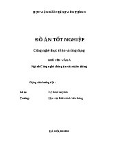 Đồ án tốt nghiệp Công nghệ thực tế ảo và ứng dụng | Học viên Công Nghệ Bưu Chính Viễn Thông