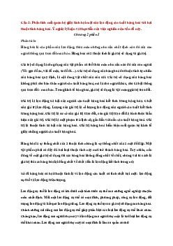 Bài tập chương 2 | Kinh Tế Chính Trị Mác - Lênin | Đại học Khoa học Xã hội và Nhân văn, Đại học Quốc gia Thành phố HCM