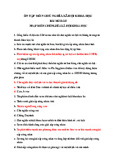 TOP câu hỏi trắc nghiệm ôn tập Môn Chủ nghĩa xã hội khoa học | Đại học Gia Định