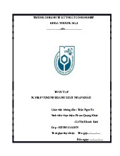 Thực tập nghiệp vụ kinh doanh xuất nhập khẩu | Đại học Kinh tế kỹ thuật công nghiệp