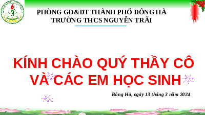 Giáo án điện tử Khoa học tự nhiên 6 bài 34 Kết nối tri thức : Thực vật